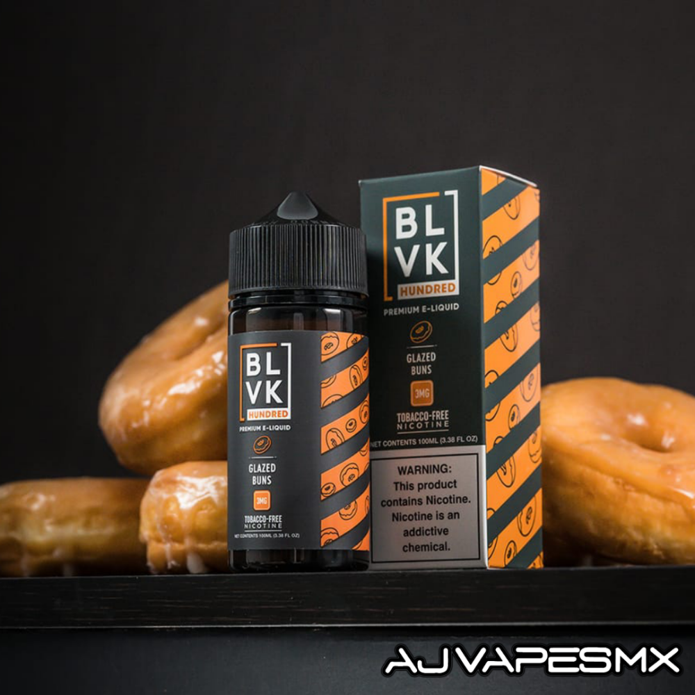 Glazed Buns 100ml | BLVK - AJ Vapes Mx - 0mg