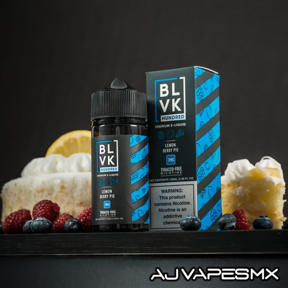 Lemon Berry Pie 100ml | BLVK - AJ Vapes Mx - 0mg