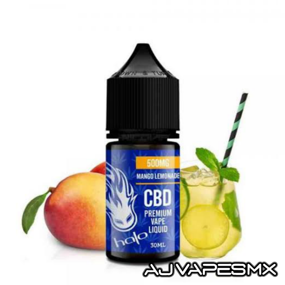 Mango Lemonade CBD 30ml (1000mg) | HALO - AJ Vapes Mx -