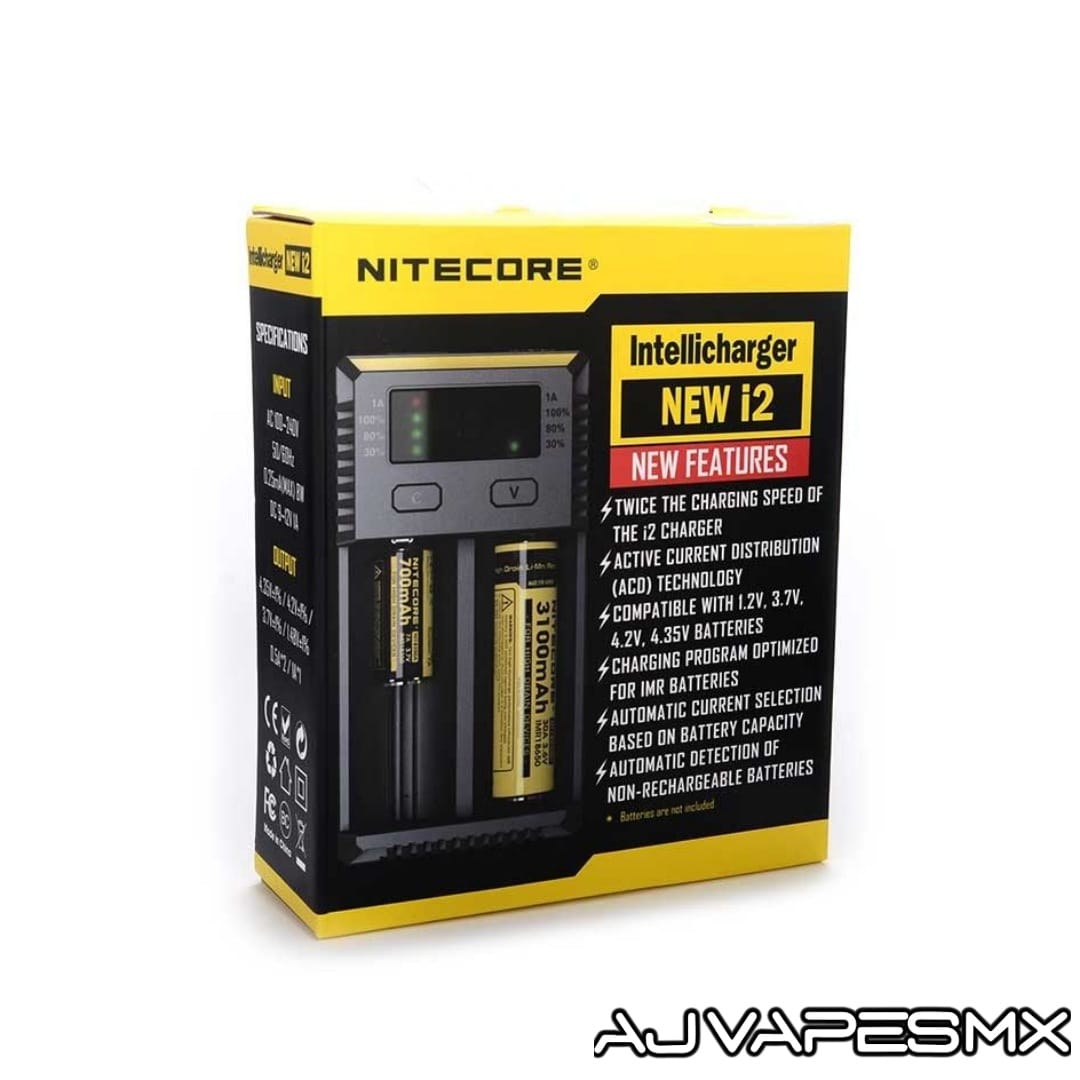 I2 Charger | NITECORE - AJ Vapes Mx -