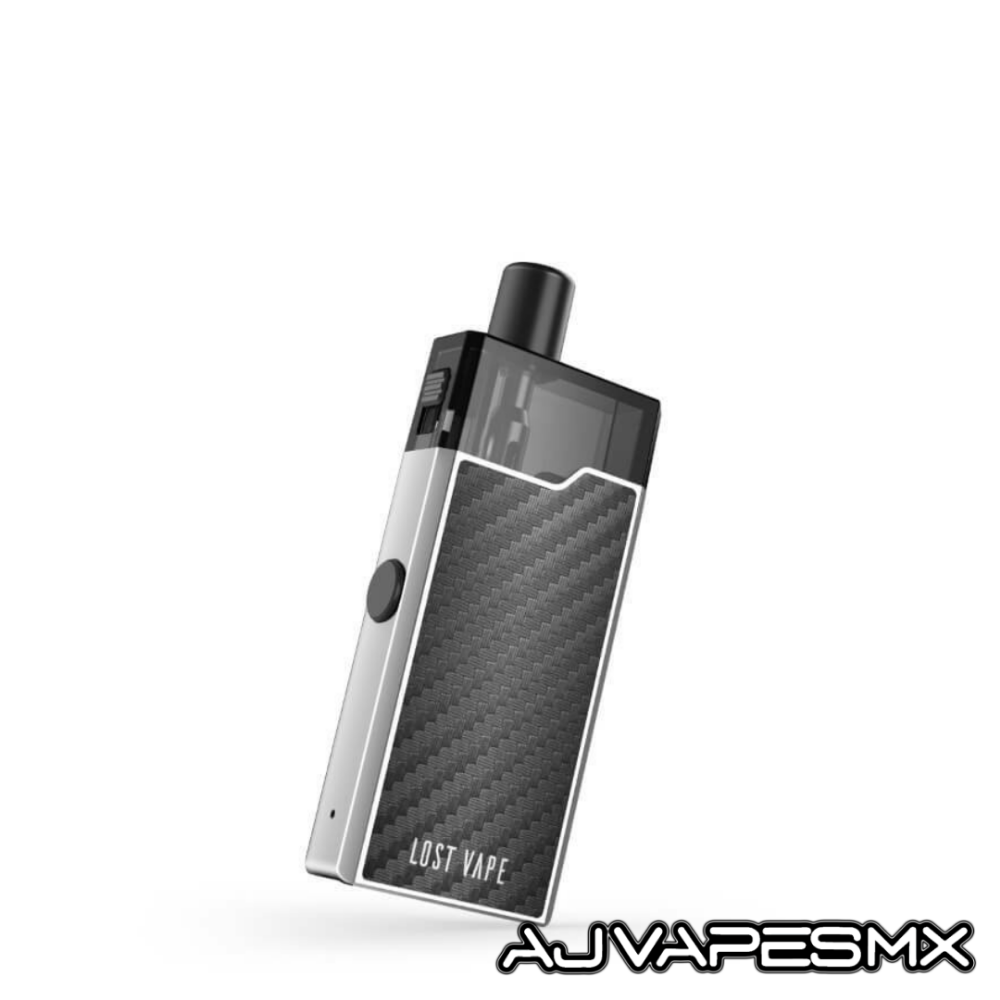 Orion Mini Pod Kit | LOST VAPE - AJ Vapes Mx - Silver Carbon Fiber