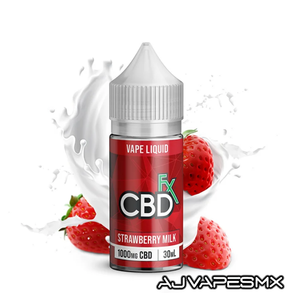 Strawberry Milk CBD 30ml (1000mg) | CBDfx - AJ Vapes Mx -