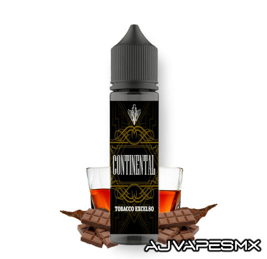 Tobacco Excelso 60ml | CONTINENTAL - AJ Vapes Mx - 0mg