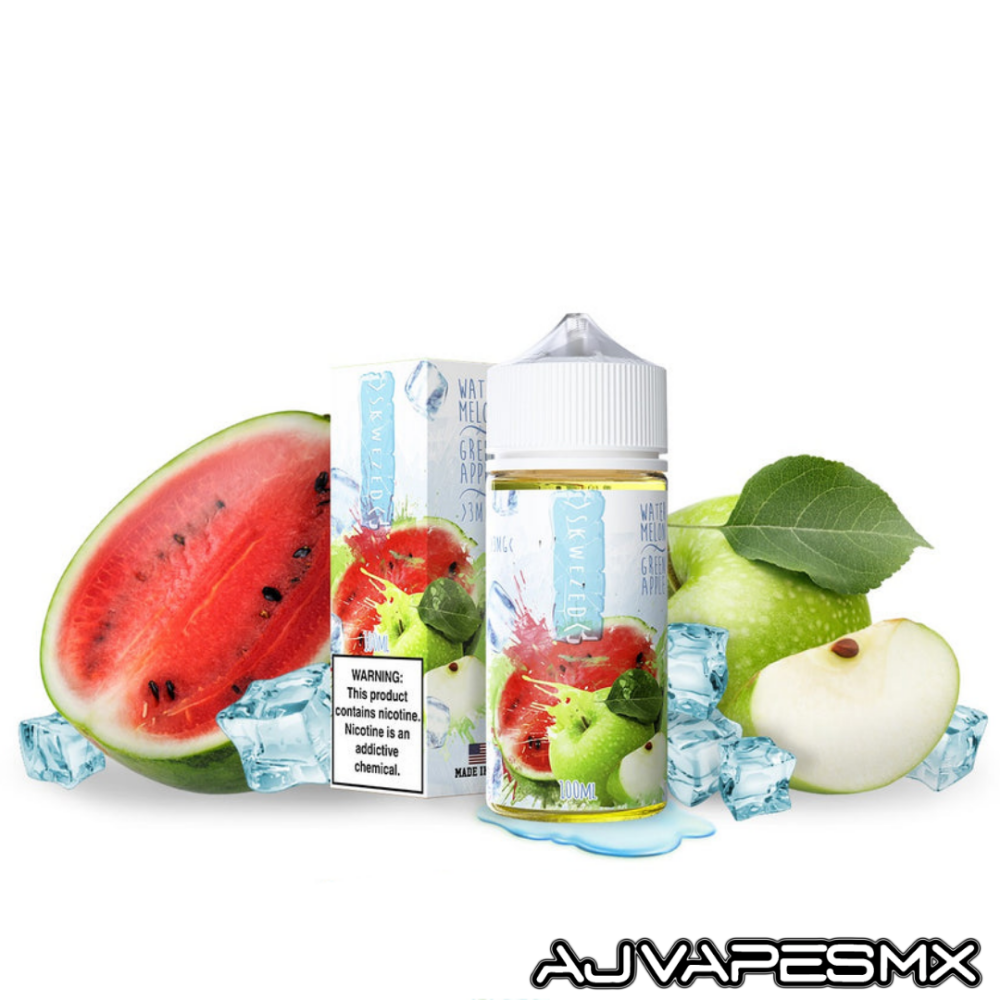 Watermelon Green Apple 100ml | SKWEZED - AJ Vapes Mx -