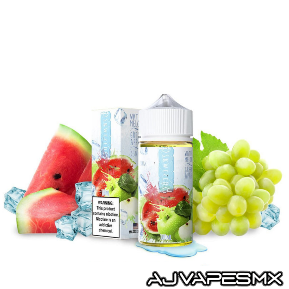 Watermelon White Grape 30ml nicSalt | SKWEZED - AJ Vapes Mx -